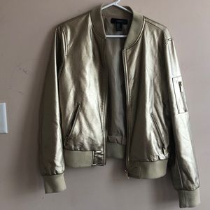 Forever 21 Metallic Reflective Jacket